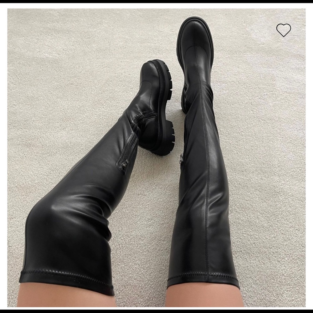 Black Over The Knee Boot